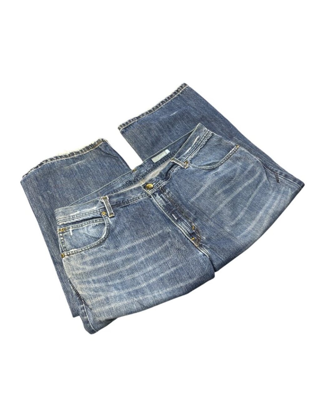Levis Silvertab Mens Loose Fit Jeans WPL423 W36 L36 Medium Wash Vintage Denim
